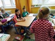 Návštěva předškoláků v ZŠ Čachovice